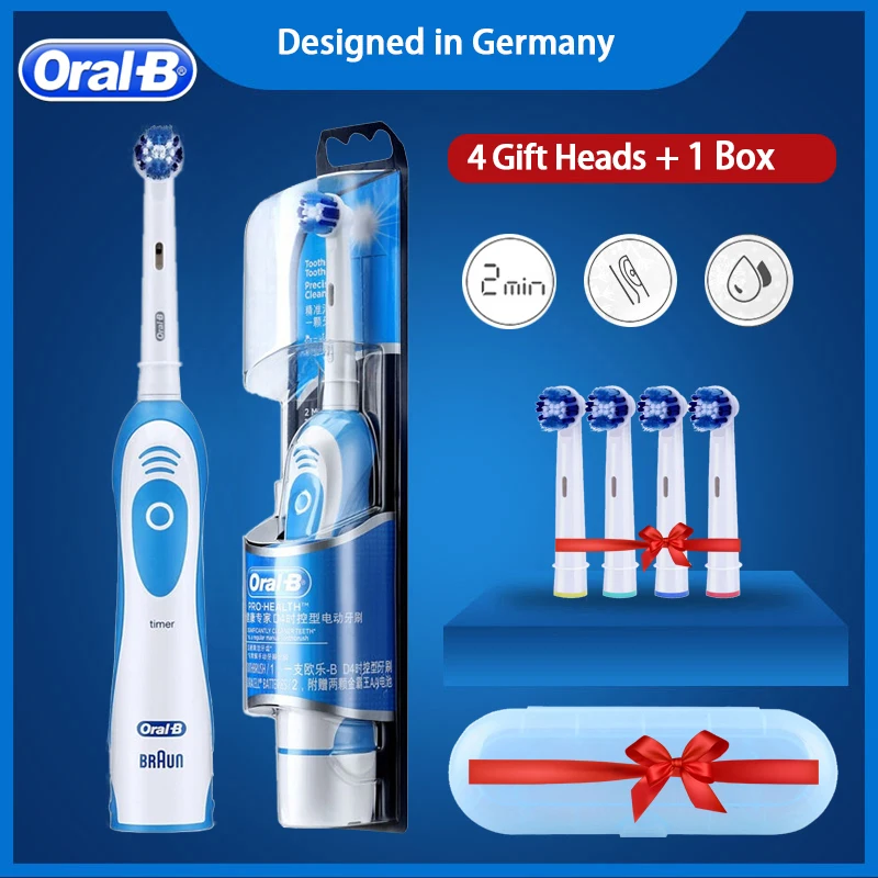 Oral B Sonic Electric Toothbrush D4 Precision Clean Electric Tooth Brush For Children Adults No Rechargeable Brush Heads Timer Oral B Sonic Electric Toothbrush D4 Precision Clean Electric Tooth Brush For Children Adults No Rechargeable Brush Heads Timer