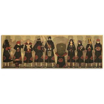

Japanese Cartoon Comic/NARUTO Kraft Paper/Wall Stickers/Bar Poster/Retro Poster/Decorative Painting 70*23cm