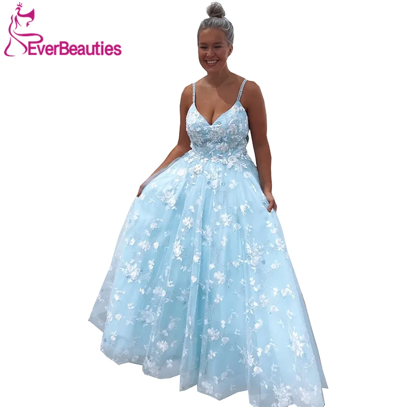 Vestidos De Gala Выпускные платья длинное 2020 Тюлевое вечернее платье с кружевной