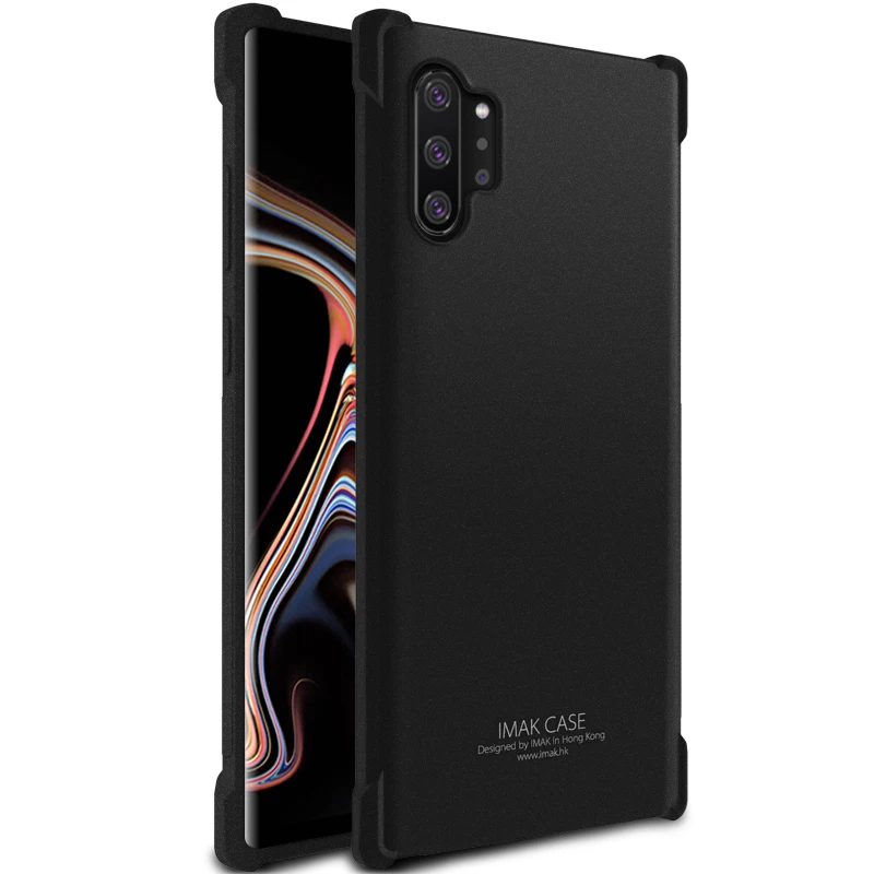 Чехол IMAK Airbag ДЛЯ samsung Galaxy Note 10 Plus, мягкий ТПУ Силиконовые прозрачные чехлы