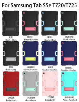 

For Samsung Galaxy Tab S5e SM-T720 SM-T725 10.5 inch Tablet Case Shockproof Kids Safe PC Silicon Hybrid Stand Full Body Cover