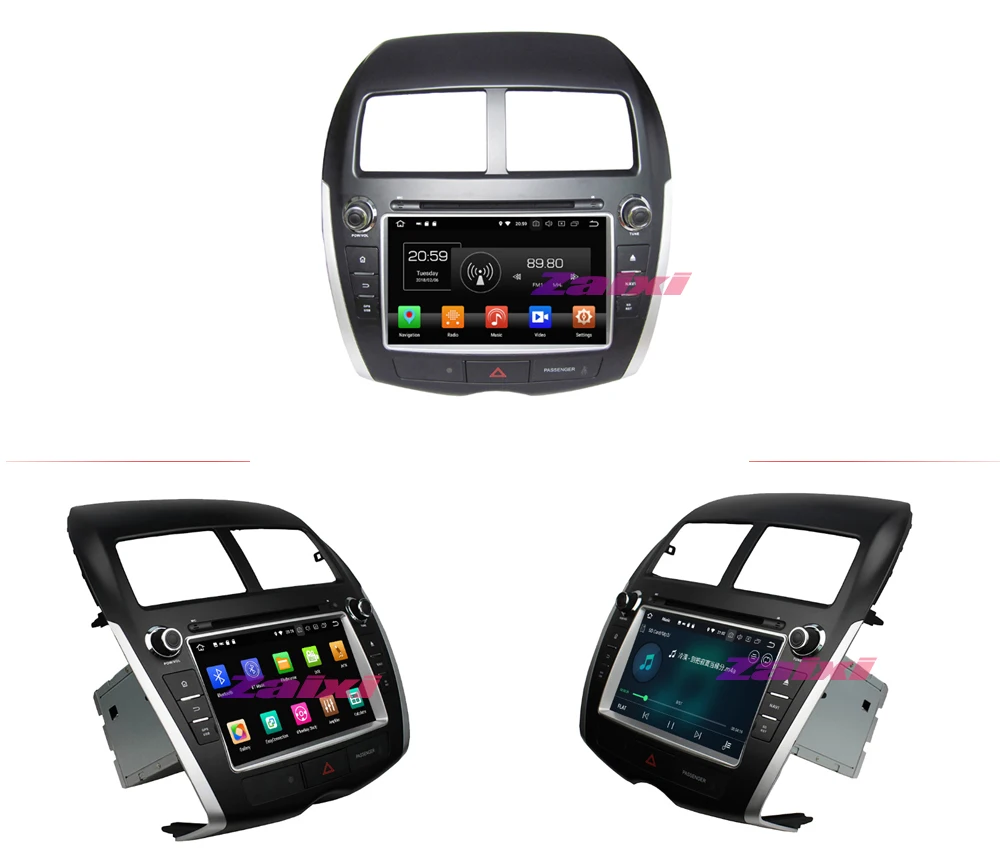 ZaiXi android автомобильный dvd GPS; Мультимедийный проигрыватель для Mitsubishi Outlander Sport 2010~ автомобильный dvd Навигация Радио Аудио видео плеер