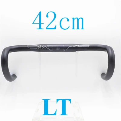 LT 42cm Shimano PRO LT велосипед Ergo руль изогнутый бар 31,8 мм черный запчасти для велосипеда - Цвет: LT 42cm