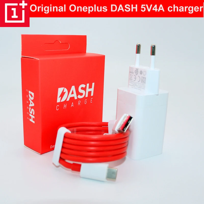 Original EU ONEPLUS 6T Dash charger 5V/4A Fast charging 1m 1.5m USB typec cable wall power adapter for One plus 6t 5T 5 3T 3 | Мобильные