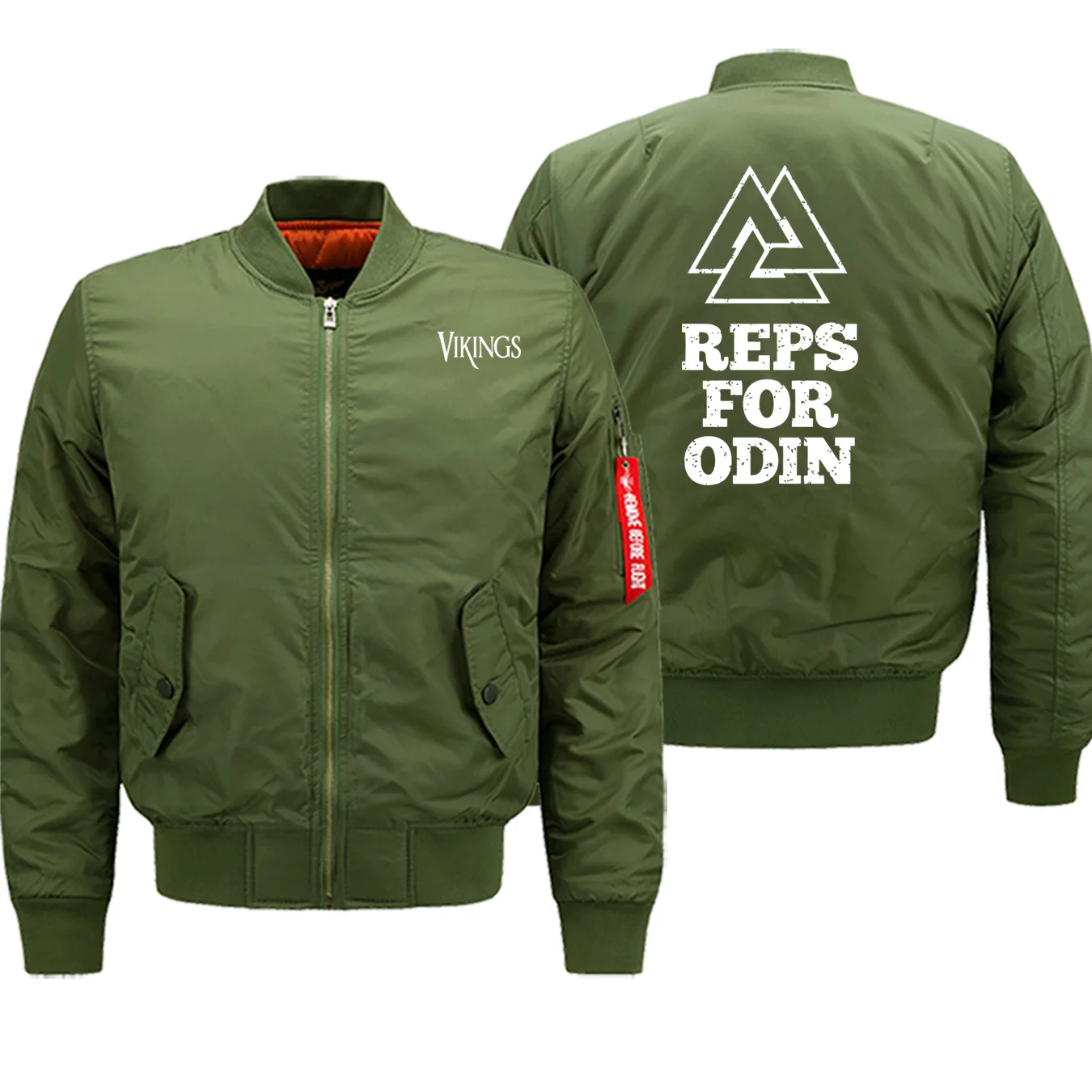 Reps For Odin Vikings, Осень-зима, Лидер продаж, модные куртки для мужчин, мотоциклетная куртка-бомбер, пальто в стиле хип-хоп, Толстая Уличная куртка на молнии