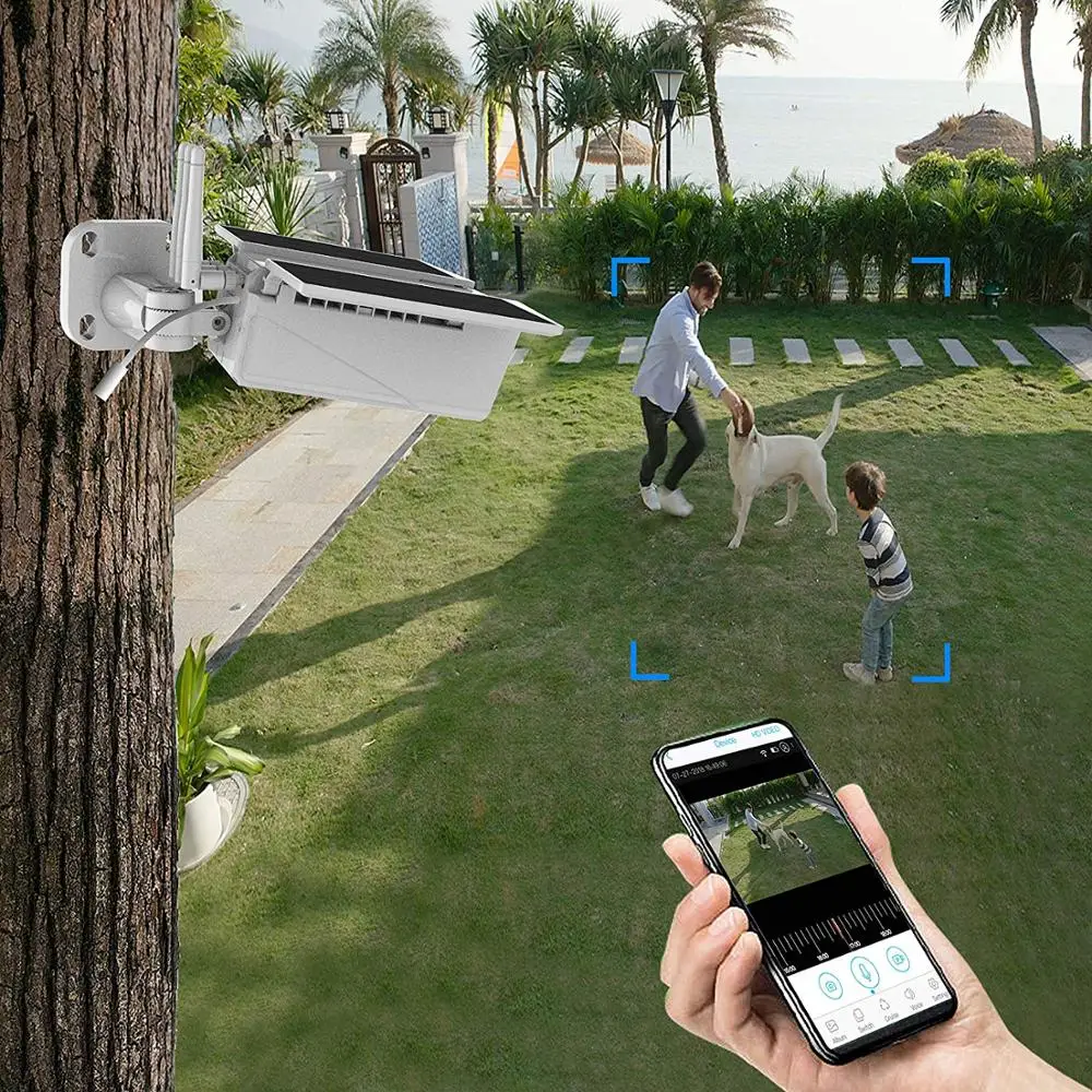Wodoodporna kamera zasilana energią słoneczną Tuya kamera WiFi UBOX/TUYA APP aparat inteligentny aparat fotograficzny kamera zewnętrzna Smartlife TUYA WiFi 5 Wodoodporna kamera zasilana energią słoneczną Tuya kamera WiFi UBOX/TUYA APP aparat inteligentny aparat fotograficzny kamera zewnętrzna Smartlife TUYA WiFi 5