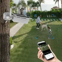 Wodoodporna kamera zasilana energią słoneczną Tuya kamera WiFi UBOX/TUYA APP aparat inteligentny aparat fotograficzny kamera zewnętrzna Smartlife TUYA WiFi 5