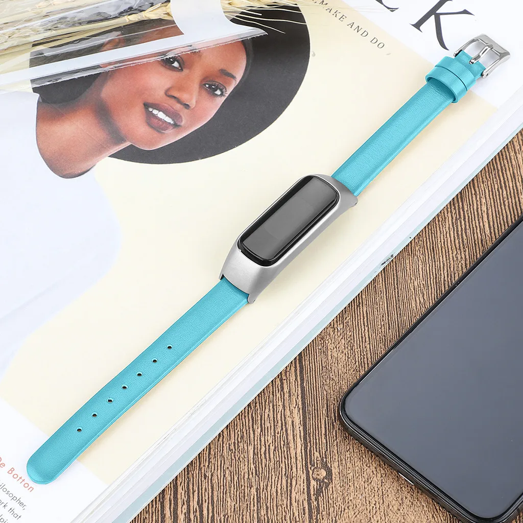 Ouhaobin кожаный ремешок для часов для samsung galaxy fit-e R375 сменный ремешок на запястье для galaxy Watch 724#2