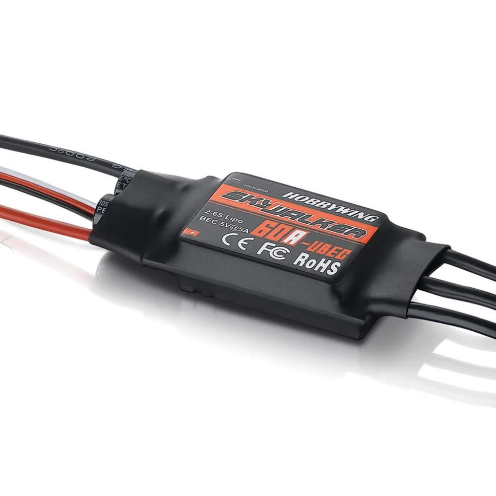 Hobbywing Skywalker 40A 50A 60A 80A 15A 20A 30A ESC Speed Controller With UBEC For RC Airplanes Helicopter (10)