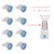 8pcs Capture Filter Snap on Lid Traps Head Lice Electric Lice Comb Filter Mesh Bag for comb Pet Accessories Set US Stock