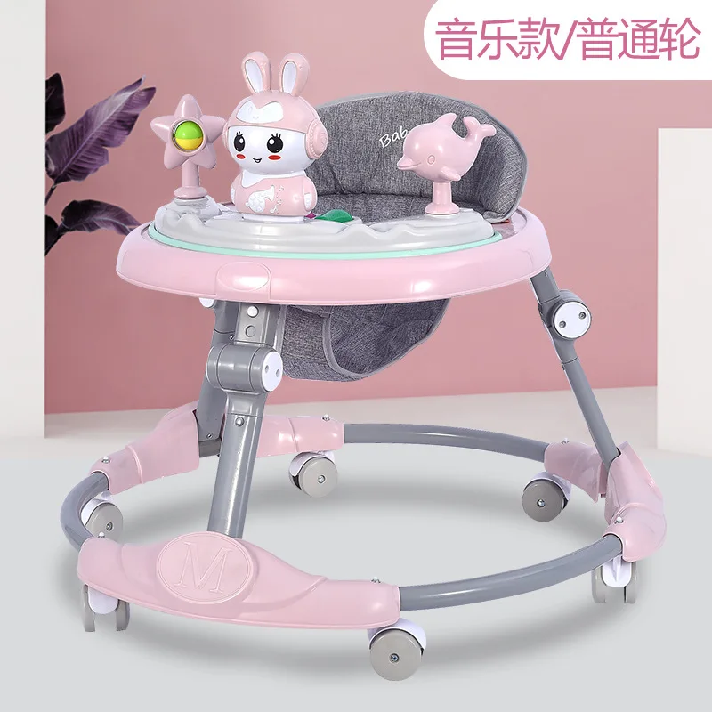 Bebê walker multifuncional anti-rollover anti-o-pernas pode sentar