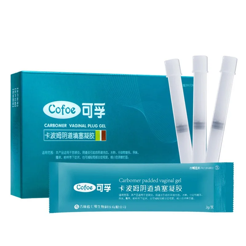 1 box (3 pcs) Cofoe вагины подтягивающий Гель Женский секс вагинальный уход Гель Carbomer воспаление вагинальный гель снимает зуд колпит - Цвет: 1 box (3 pcs)
