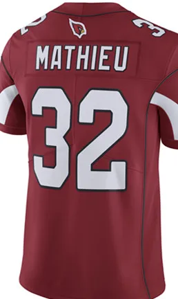 11 fitzgerard Arizona 31 Давид Джонсон Джерси 21 Патрик Питерсон 32 Tyrann Mathieu майки Прошитые Логотипы