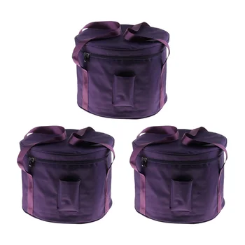 

3x Crystal Singing Bowl Thicken Carrier Case Bag for 14inch Singing Bowl Protector Carrying