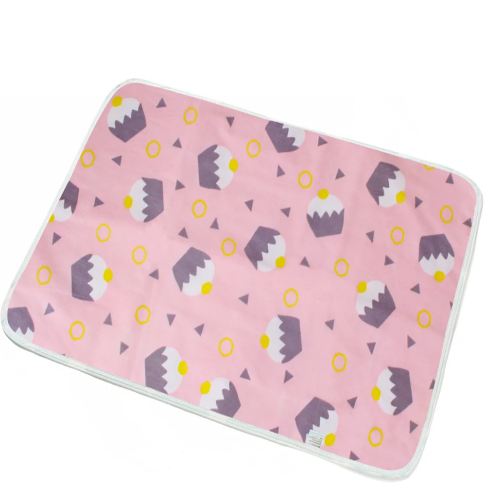 Almofada à Prova Tapetes de Jogo Bebê Mudando Dnewborn Água Urina Esteira Infantil Recém-nascido Lavável Reutilizável Viagem Almofada Fralda 80*110cm 3 Capas e almofadas p/ troca