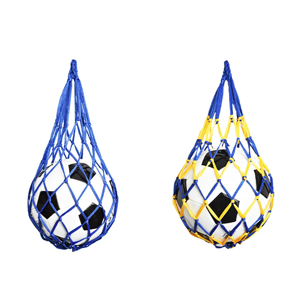 Sports ball storage bag Basketball net bag nylon weave storage bag single ball carry portable equipment outdoor sports football soccer volleyball