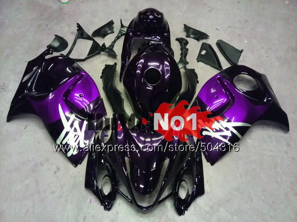 Инъекции для SUZUKI GSXR 1300 Hayabusa 2008 2013 30MC. 136 Фиолетовый GSXR-1300 GSXR1300 08 13, 14, 15, 16 лет обтекатель - Цвет: No. 17 Purple