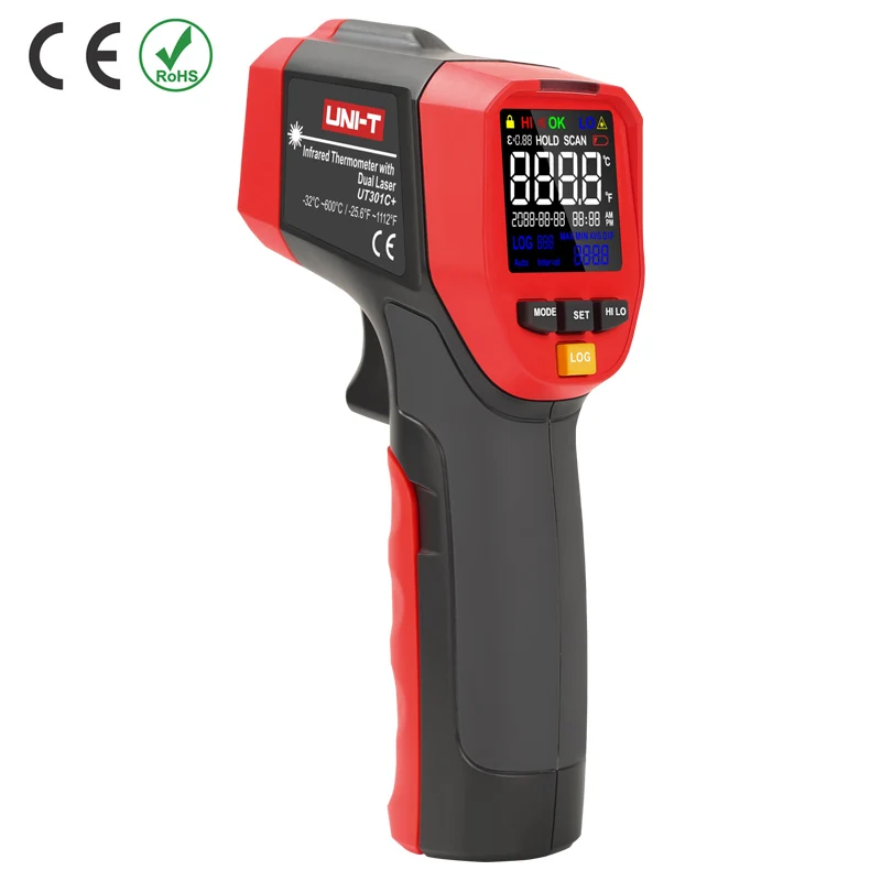 UNI-T UT301C+ UT-301C+ инфракрасный ИК термометр лазерный температурный пистолет