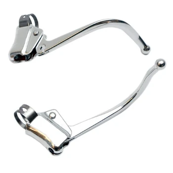 

Bicycle Brake Universal Full Bicycle Brake Handle Mountain Road Bike Brake Lever 22-24mm Diameter-Silver