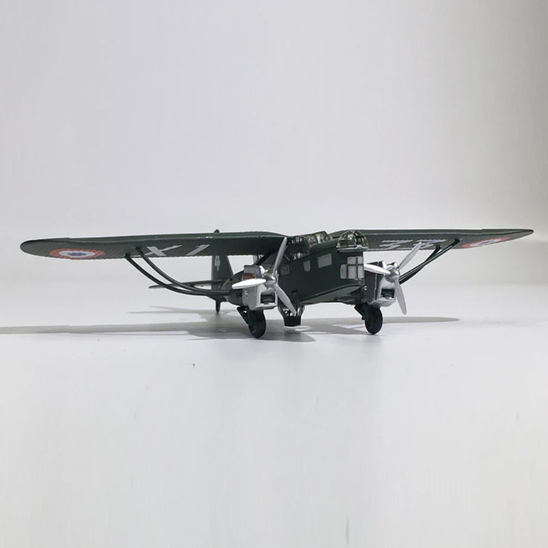 1:144 WW2 французский Potez540 бомбардировщик истребитель статические дисплей Модель литья под давлением пластик тонкая коллекция студенческий подарок