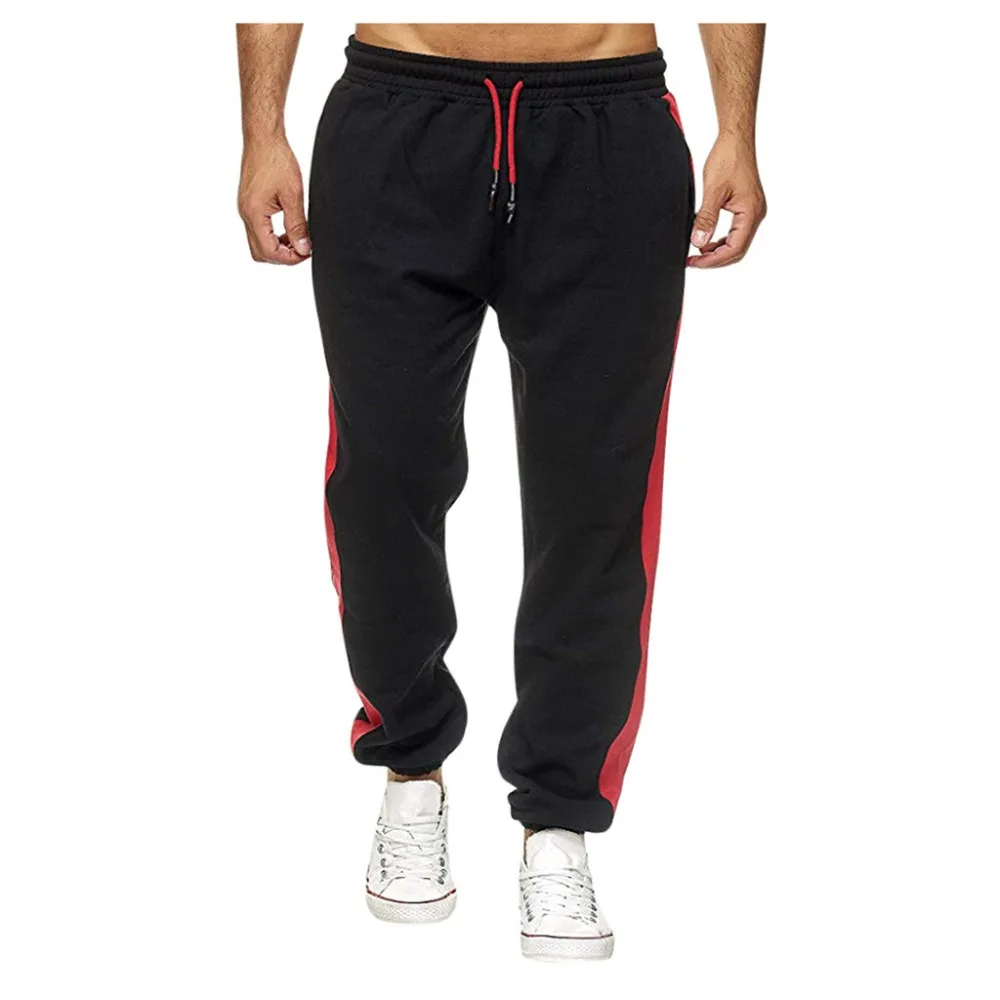 Winter Cotton Sweatpants Long Pants Solid Men Straight Pants Basketball Run Football Jogging Men Fitness Sport Trousers s26