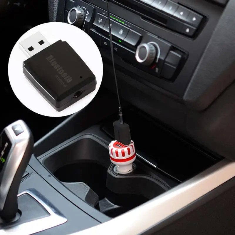 Беспроводной Bluetooth V4.1+ EDR музыкальный аудио приемник 3,5 мм A2DP стерео адаптер