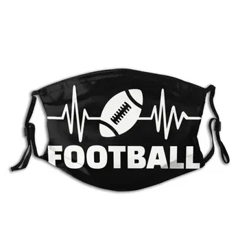 

American Football Rugby Frequency Mask With Replaceable PM2.5 Filters Popular Anti Haze Dust Mouth Muffle