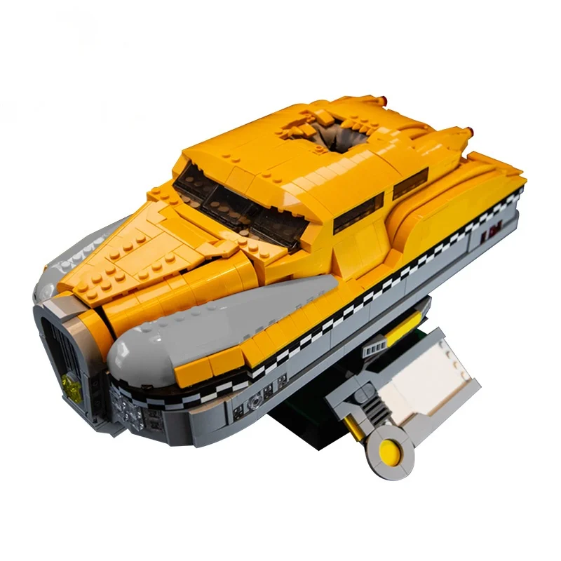 US $115.63 MOC Space Series 5th Element Taxi Rocket Future Building Blocks Bricks Children Movie Classic Collection Toy Gift