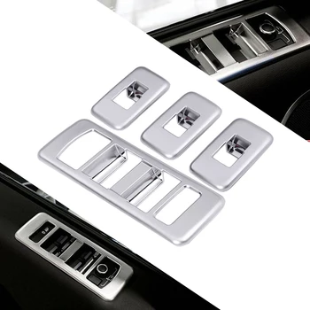 

4PCS Car Chrome Window Switch Frame Cover Fit for Land Range Rover Sport 2014 2015 2016 2017