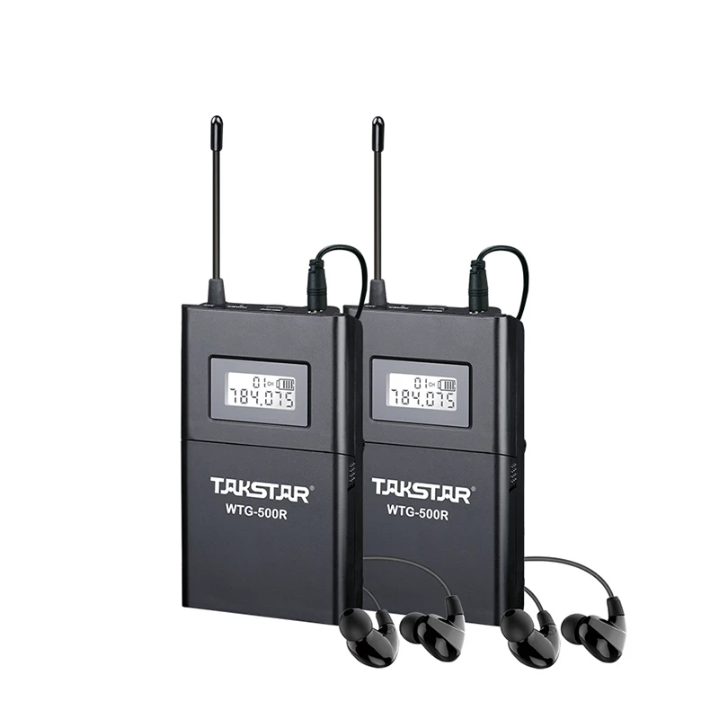 

TAKSTAR WTG-500 UHF Wireless Audio Tour Guide System Transmitter+Receiver+ Microphone+Earphone for Simultaneous Interpretation
