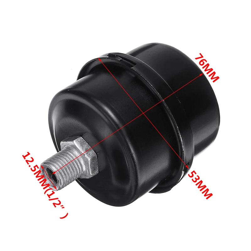 1 шт. Металлический Воздушный Впускной фильтр шумовой глушитель 1/4 &quot1/2 мм