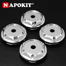 4 шт 68 мм хром авто Колпаки Ступицы Колеса автомобильный обод Крышка колпака колеса герба Знак без логотипа нет бренда