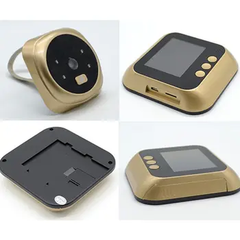 

1Set 2.4 Inch HD IR Camera Electronic Video Peephole Viewer 150 Degree Digital Doorbell Cat Eye Night Vision
