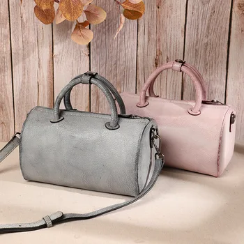 

2019 New Style WOMEN'S Leather Bags Boston Bag Shoulder Bag/ Hand Bag Pillow Bag Women Bag Handbag Purses and Handbags