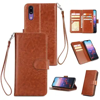 

Pu leather phone case For Huawei P20 lite P20Pro P20 Fully enclosed protection Wallet function package