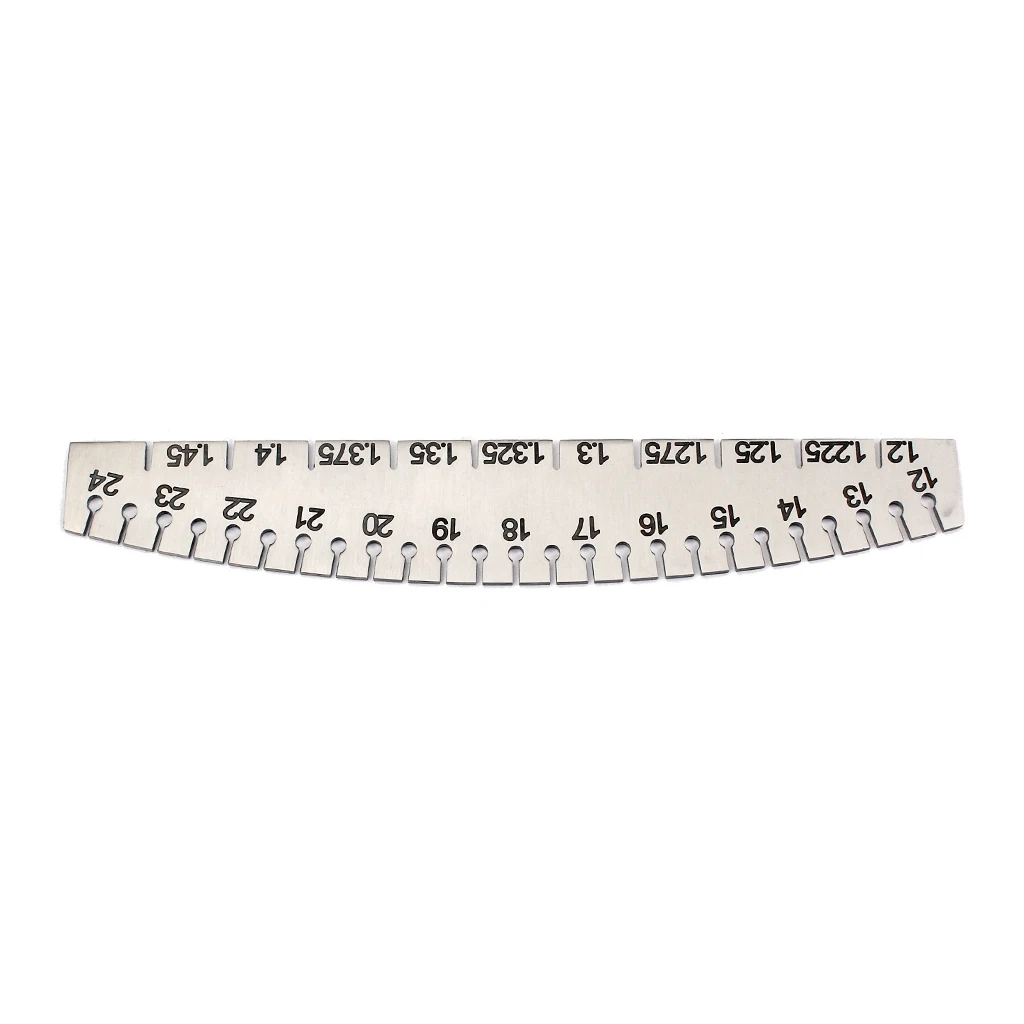Piano Steel Tool Wire Thickness Measurer Tester Ruler Gauge Diameter Measure