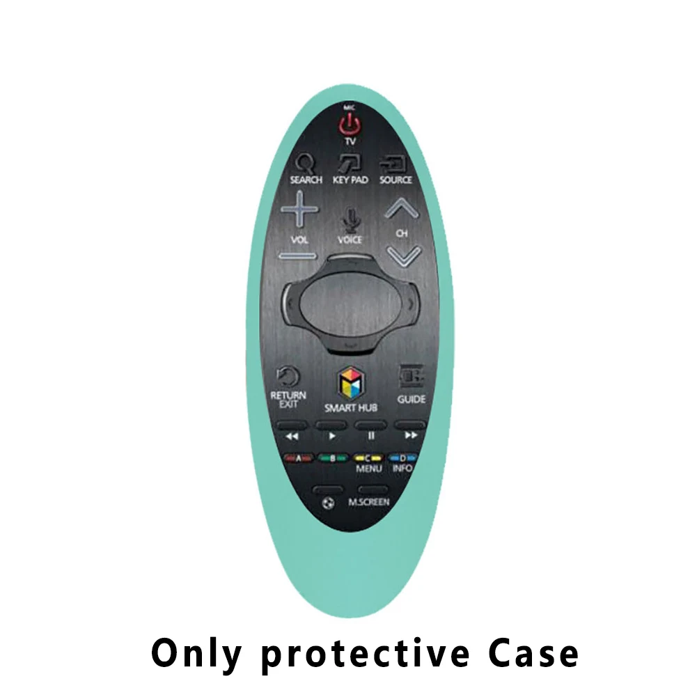 Light Blue Устойчивый к царапинам силиконовый чехол-держатель пылезащитный противоударный моющийся Защитный Прочный рукав для samsung tv пульт дистанционного управления - Цвет: Light Blue
