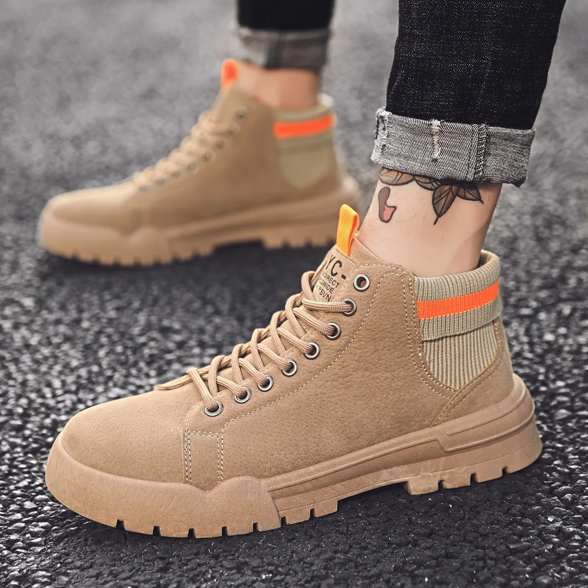 Модные хлопковые ботинки martin мужские зимние кроссовки Bota Coturnos Masculino Мужская