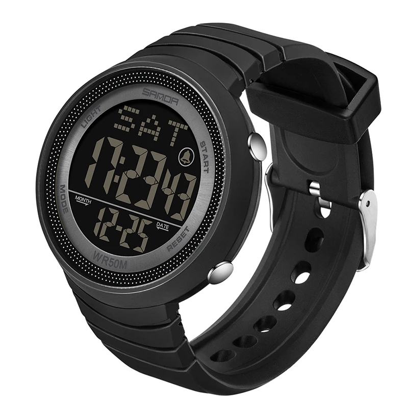 

SANDA Men's Outdoor Sports Watches LED Display Digital Clock Man Shockproof Waterproof Countdown Wristwatch Relogio Masculino