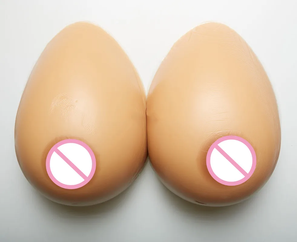 FF Cup 2000g Realistic Silicone Breast Forms Cross Dress Transvestite Fake Boobs Push Up Bra Crossdresser Seamless