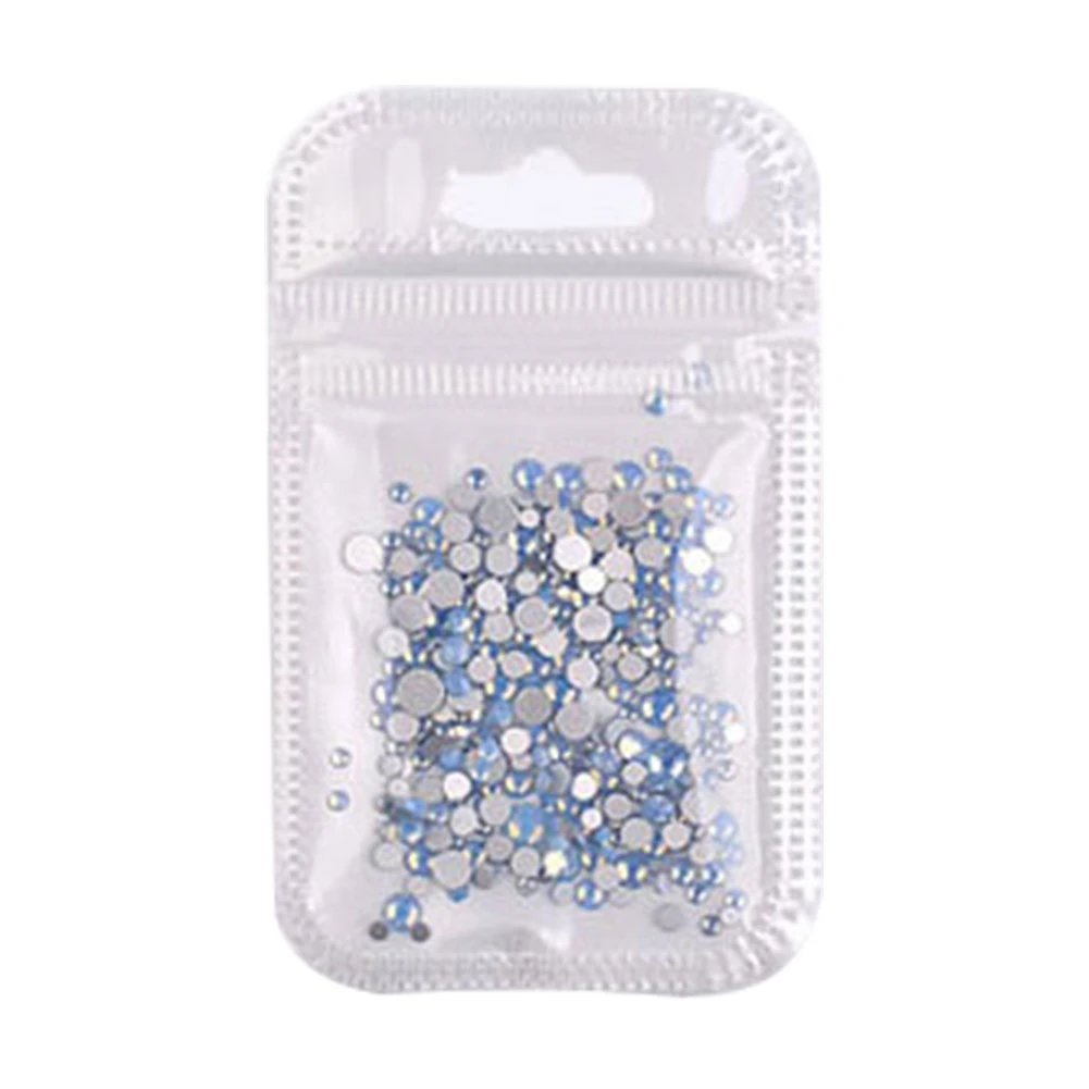 4 Colors Choosen 3D Nail Art Decorations Crystals DIY Nail Art Opal Jelly Pink White Flat Bottom Nail Rhinestones Nail Ornament