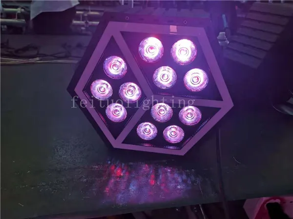 E-(4/Лот) Высокое качество Smart Cube quad цвета 12X10 Вт RGBW 4 в 1 Led Par Светильник