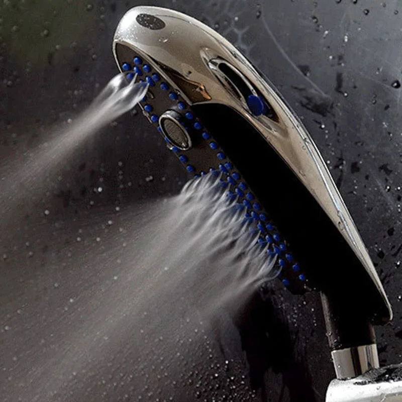 

New Designer Dolphin Shape Three Fuction Hand Shower Heads Water Saving Pressurized Rainifall Bathroom Handheld Showerhead