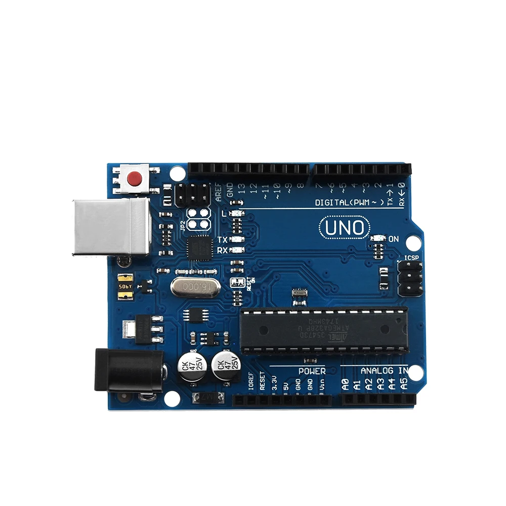 Для Arduino UNO R3 CH340G MEGA328P чип 16 МГц плата разработки интегральных микросхем комплект