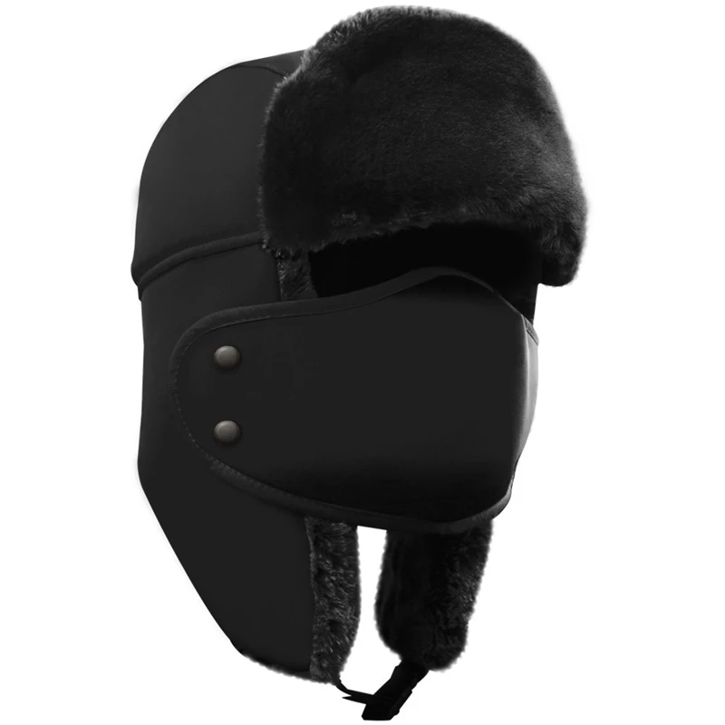 

Windproof and Warm Earmuffs in Winter Removable Face Mask Windproof Waterproof and Breathable Including Free Collar