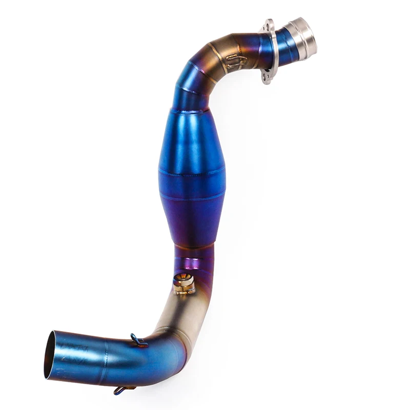 Slip On Motorcycle Exhaust Middle Link Pipe Mid Tube Stainless Steel Exhaust System For BMW G310GS G310R All Years - Image 4
