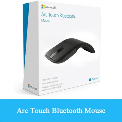 Microsoft оригинальная беспроводная Bluetooth Мышь Arc Touch Bluetooth мышь с технологией BlueTrack для ноутбука ПК Arc Surface - Цвет: Arc Bluetooth Mouse