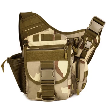 

DSLR Camera Zipper Waterproof Nylon Outdoor Sports Wear Resistant Army Crossbody Bag Photography Adjustable Straps Accessory