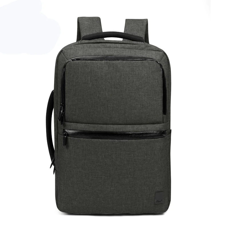 CAI, многослойный рюкзак для ноутбука, осень, школьная Водонепроницаемая Противоугонная сумка, бизнес, офис, путешествия, мужская сумка, модный стиль - Цвет: Mustard Grey
