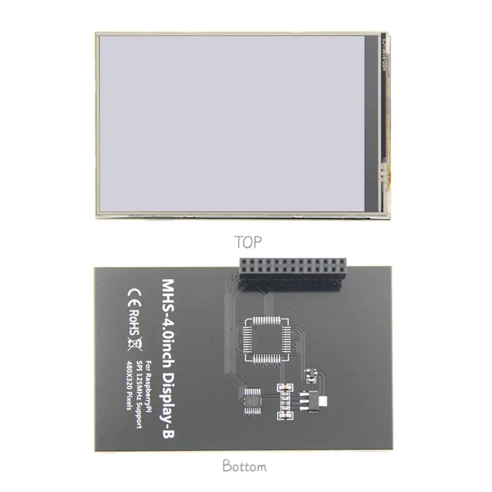 3,5/4,0 дюймов MHS TFT GPIO ЖК-дисплей с поддержкой сенсорной панели 125 МГц SPI вход для Raspberry Pi